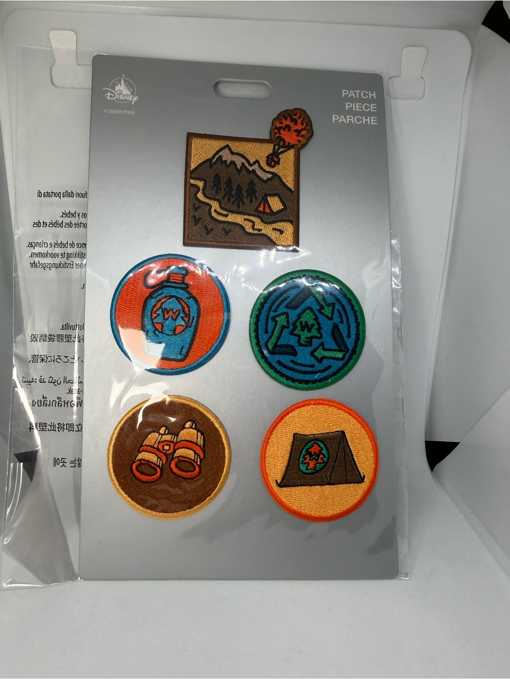 Disney Parks Pixar Up Patches Patch Set of 5 Wilderness Explorer Hot Air Balloon